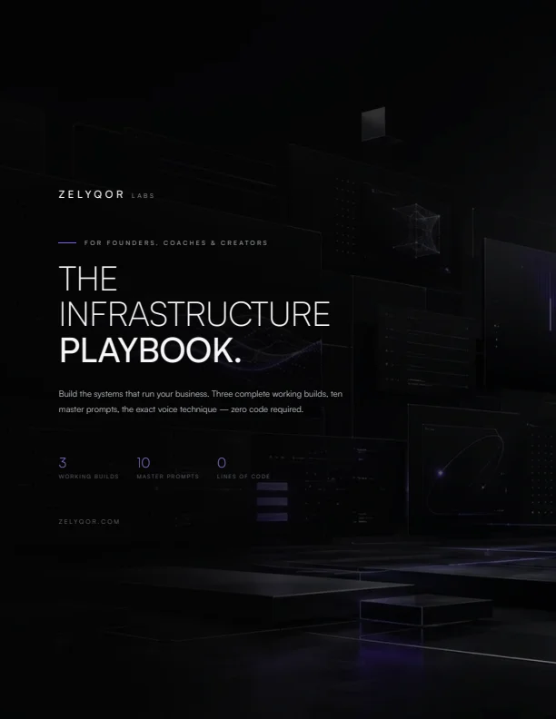 The Infrastructure Playbook